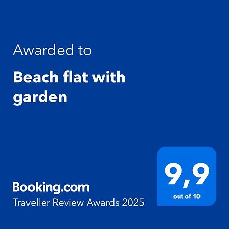 Beach Flat With Garden Castelldefels Ngoại thất bức ảnh