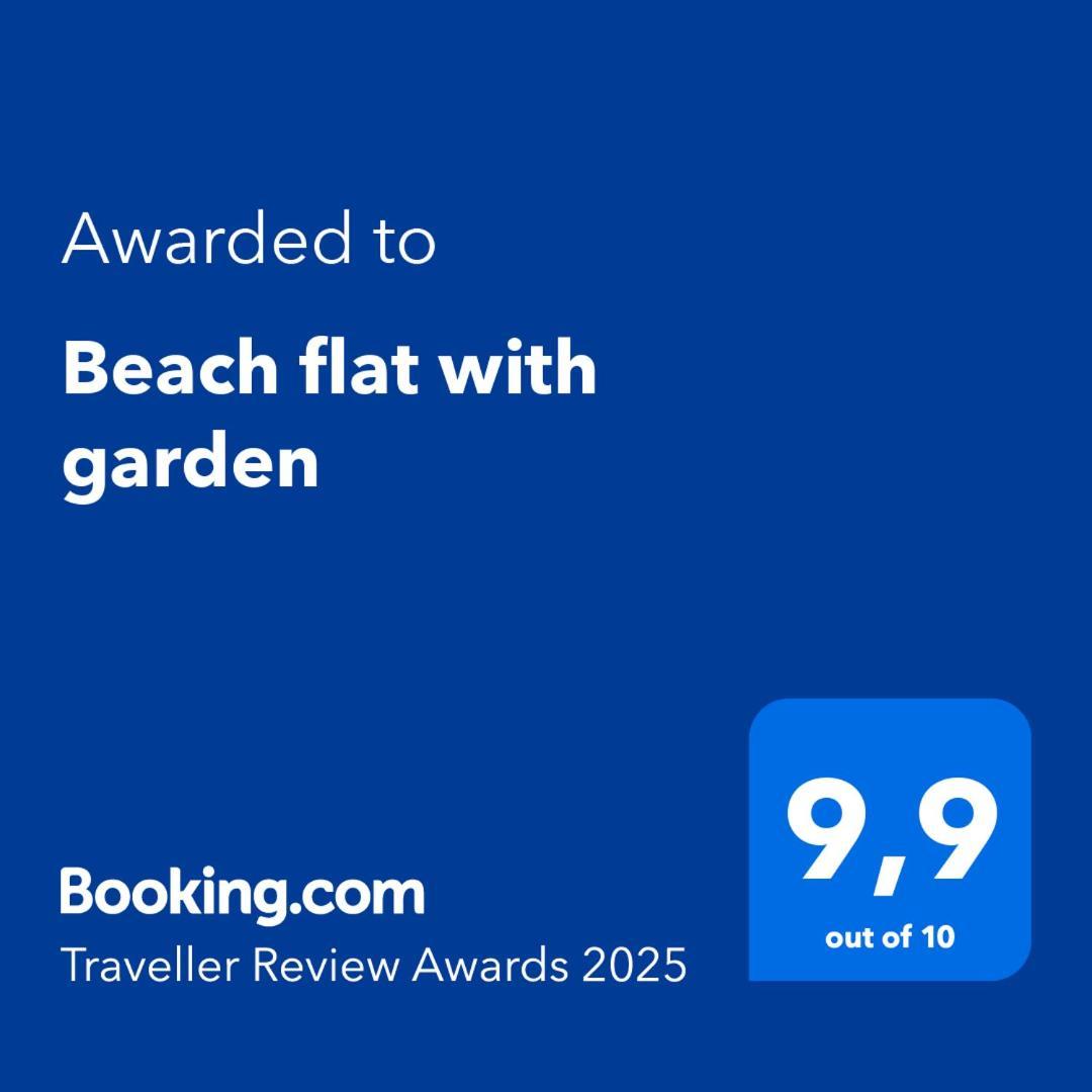 Beach Flat With Garden Castelldefels Ngoại thất bức ảnh